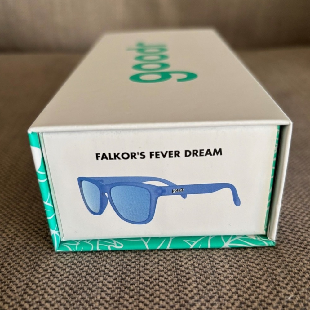 Goodr Falkor's Fever Dream Sunglasses (Blue)